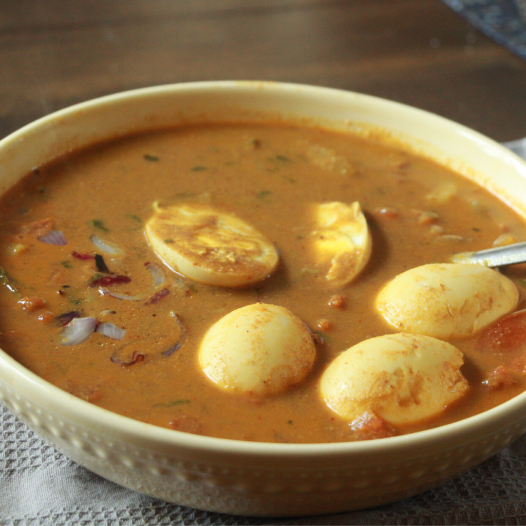 Kerala Style Egg Curry│Varutharacha Mutta Curry – Our Edible Memories